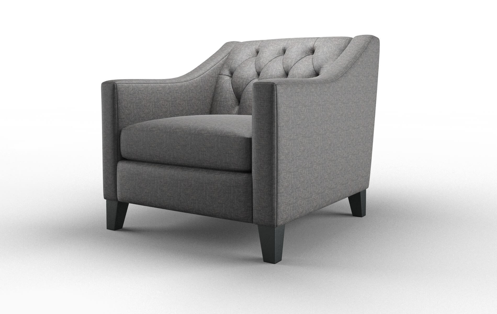 Seville Insight Charcoal Chair espresso legs 4