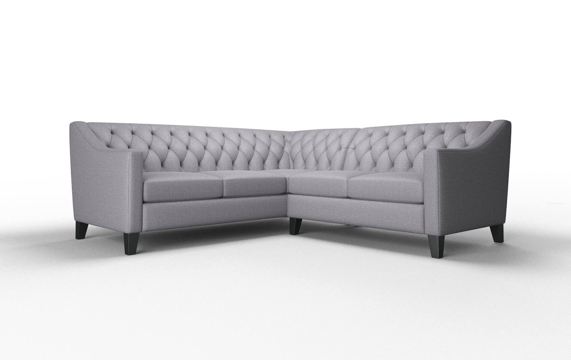 Seville Insight Denim Sectional espresso legs 1