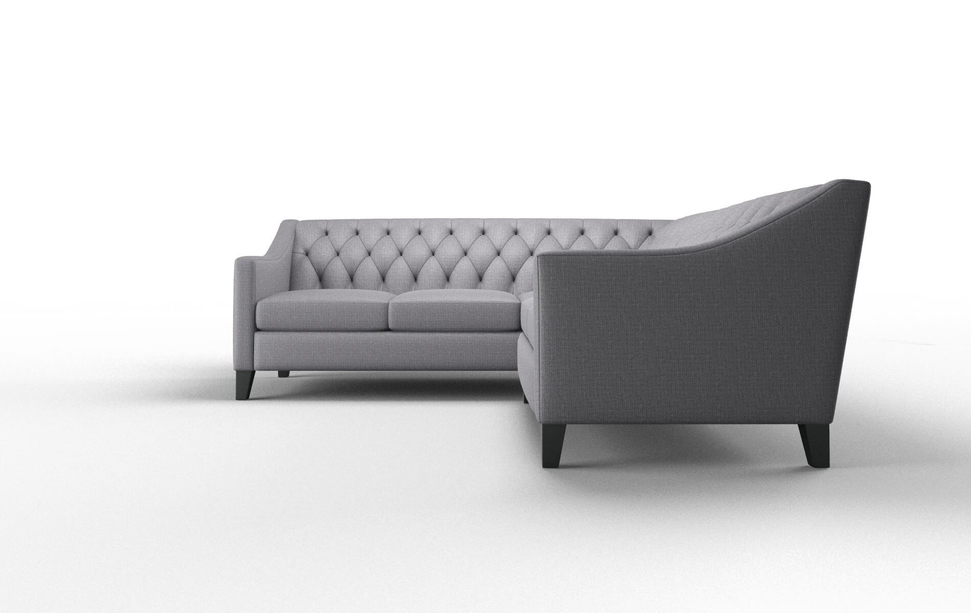 Seville Insight Denim Sectional espresso legs 5