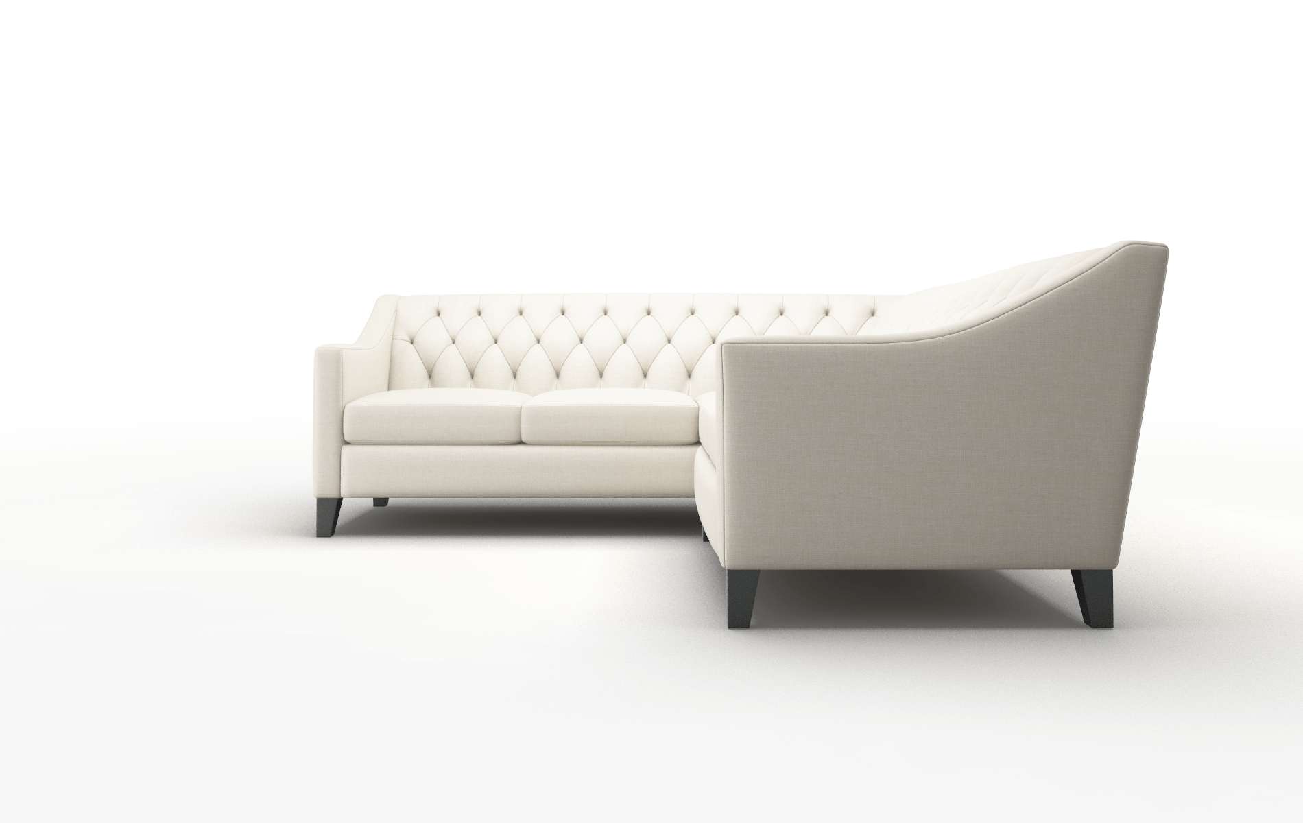 Seville Keylargo Almond Sectional espresso legs 5