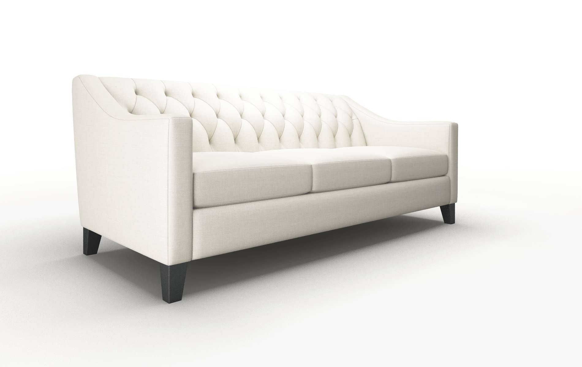 Seville Keylargo Almond Sofa espresso legs 2