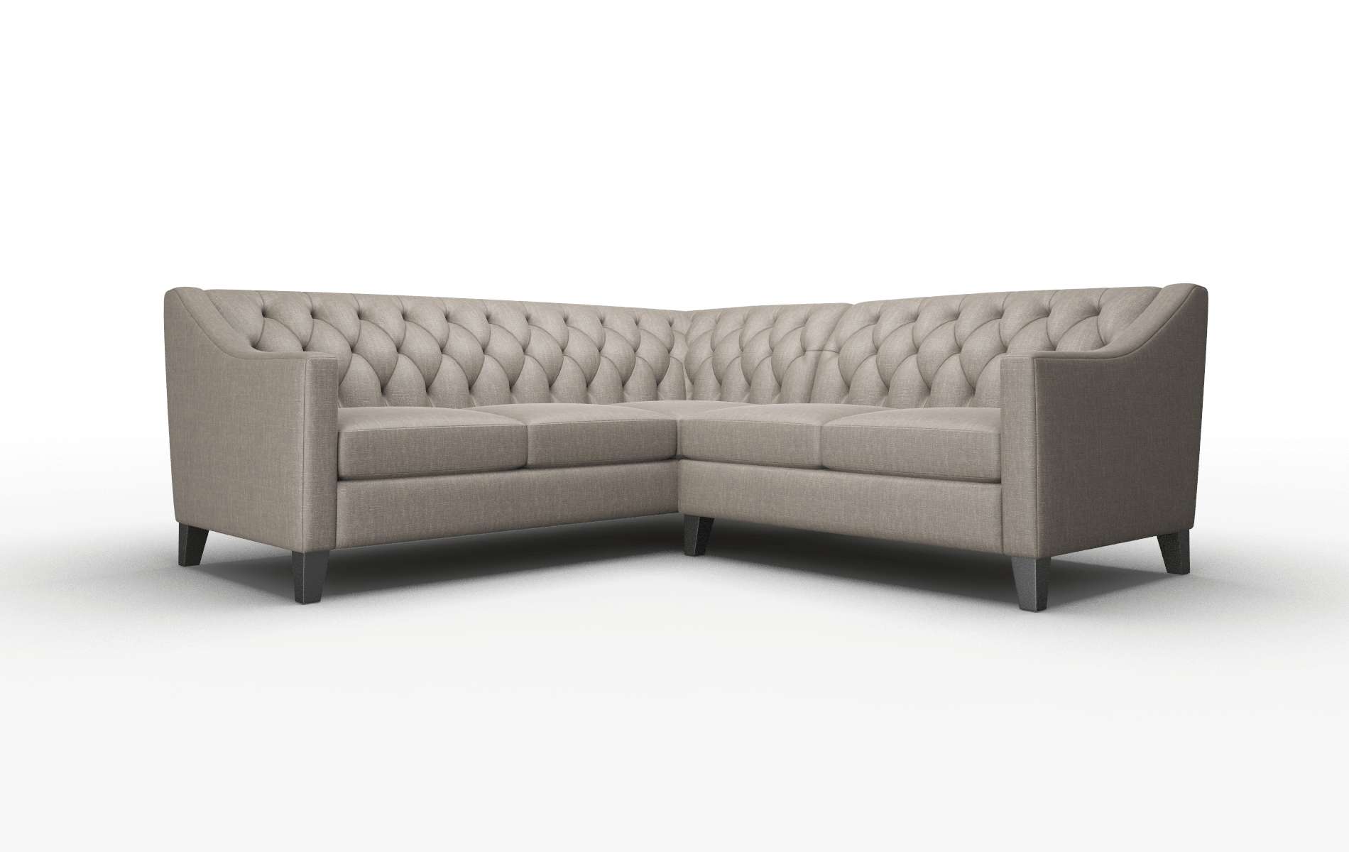 Seville Keylargo Bark Sectional espresso legs 1