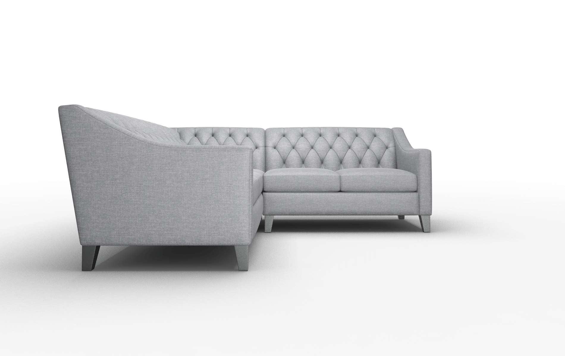 Seville Keylargo Graphite Sectional espresso legs 2