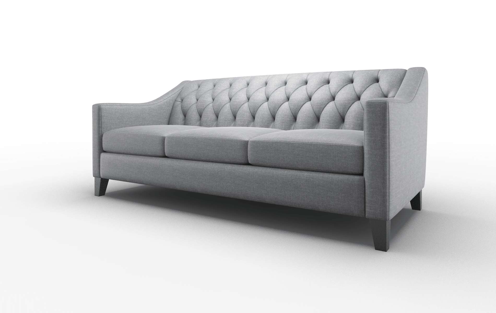 Seville Keylargo Graphite Sofa espresso legs 4