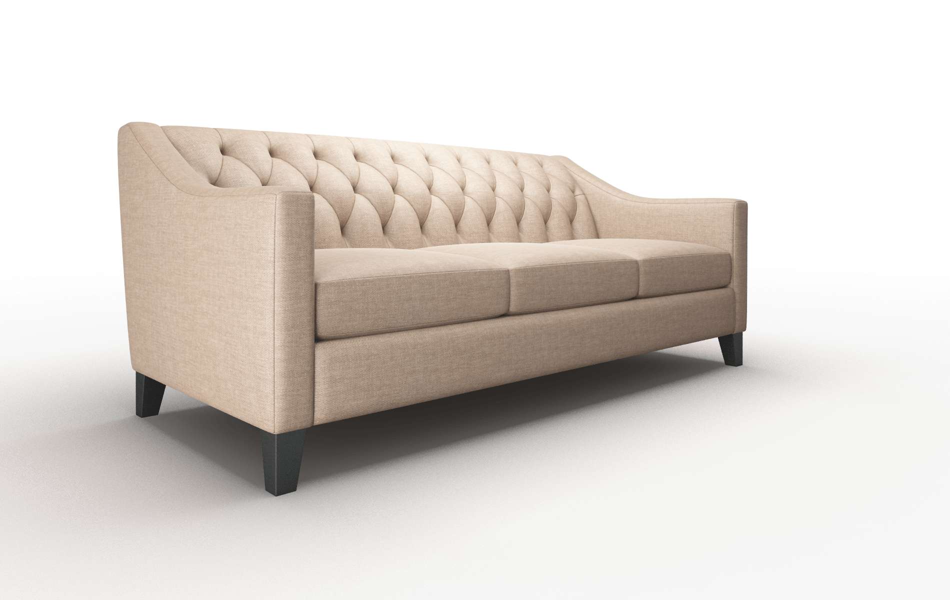 Seville Keylargo Mink Sofa espresso legs 2
