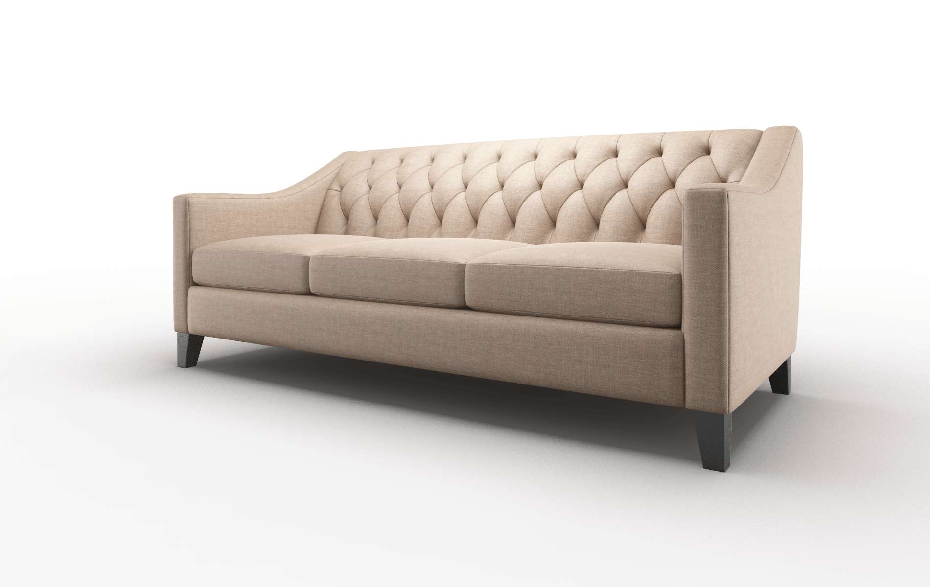 Seville Keylargo Mink Sofa espresso legs 4