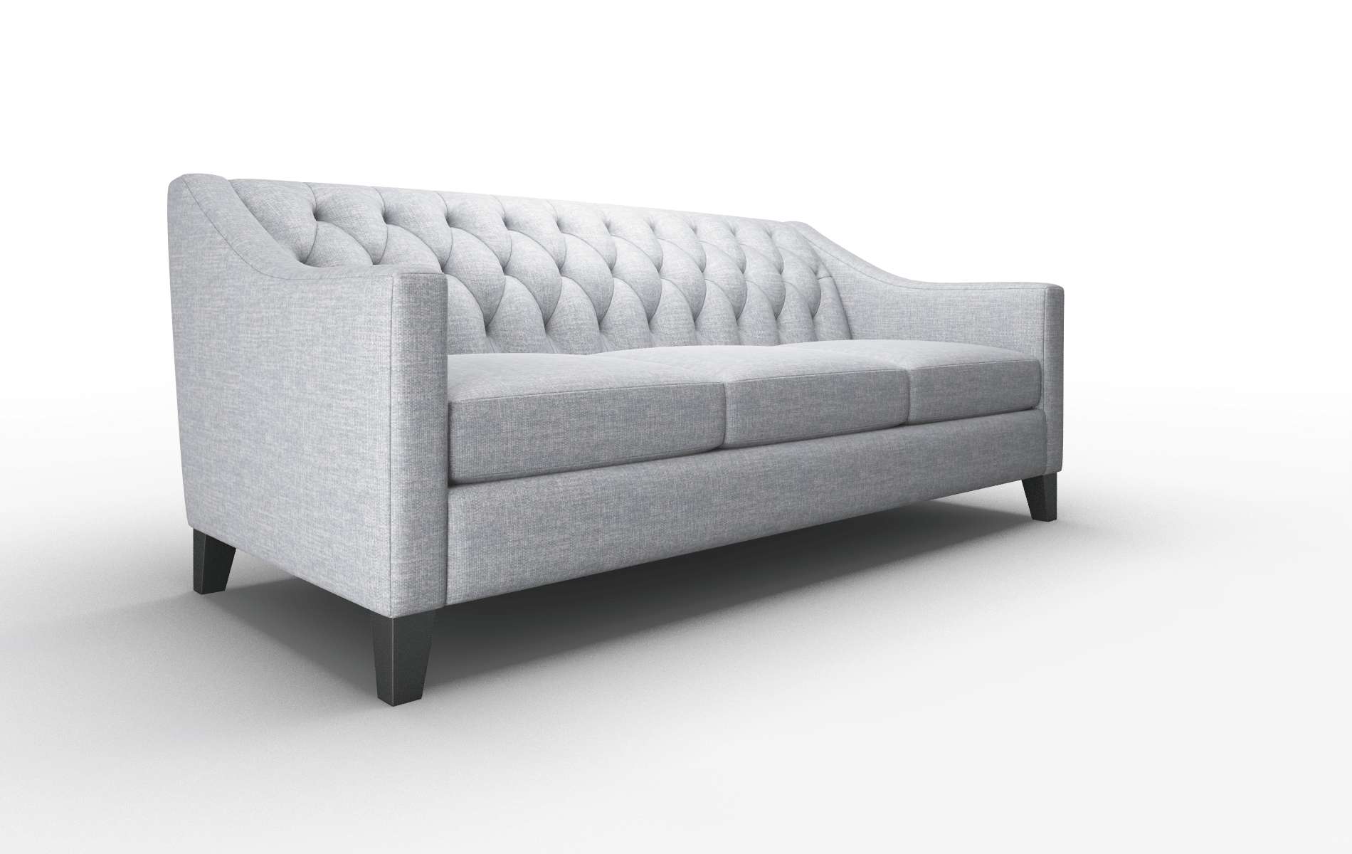 Seville Lana Ash Sofa espresso legs 2