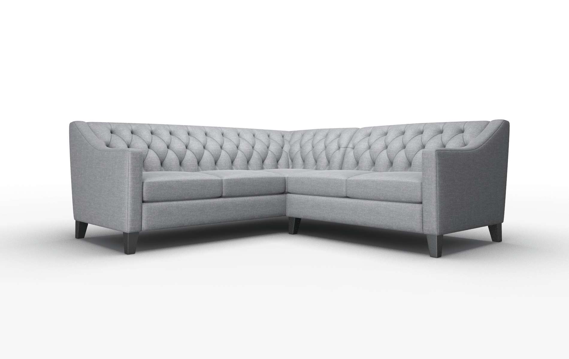 Seville Lana Onyx Sectional espresso legs 1