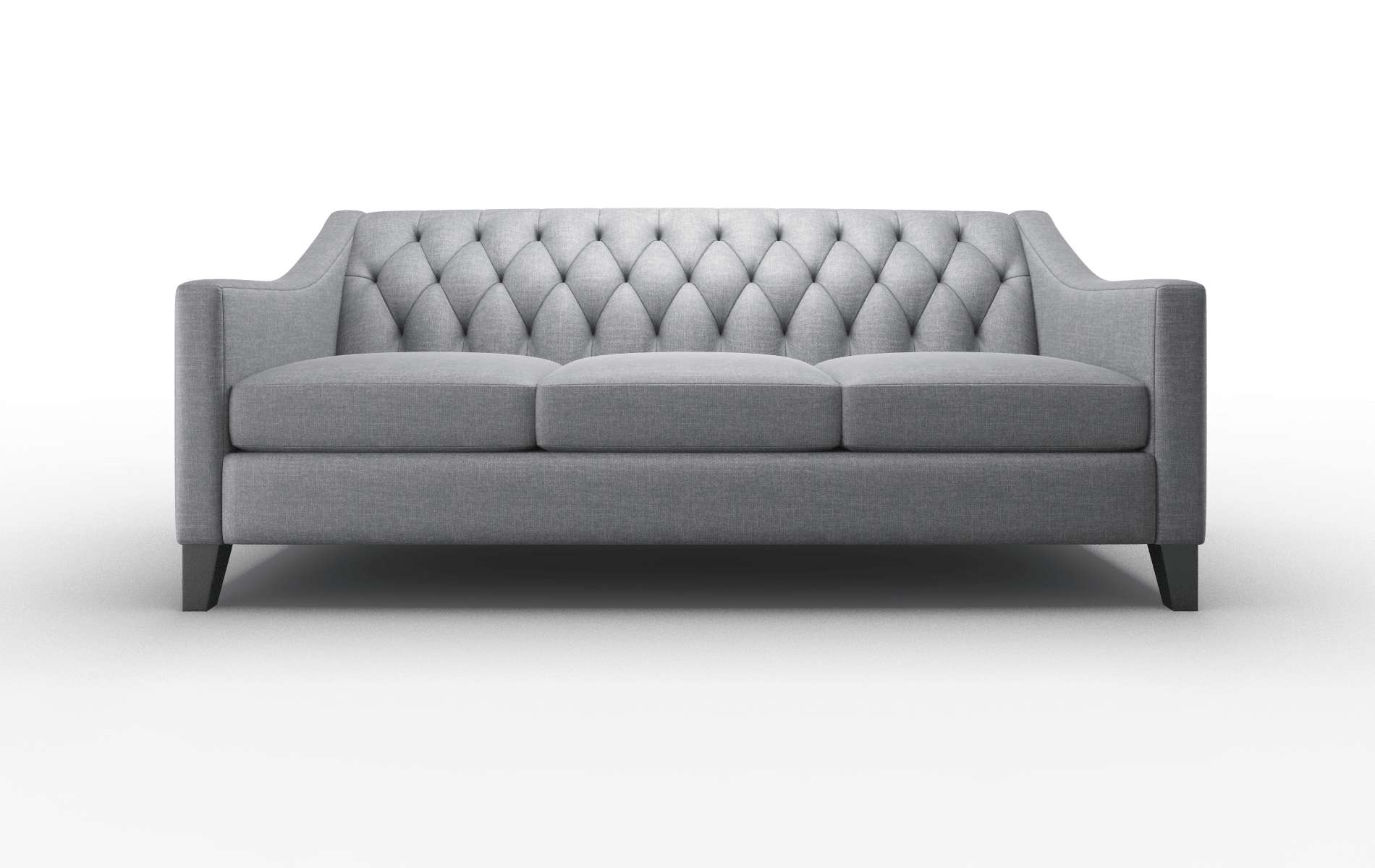 Seville Lana Onyx Sofa espresso legs 1