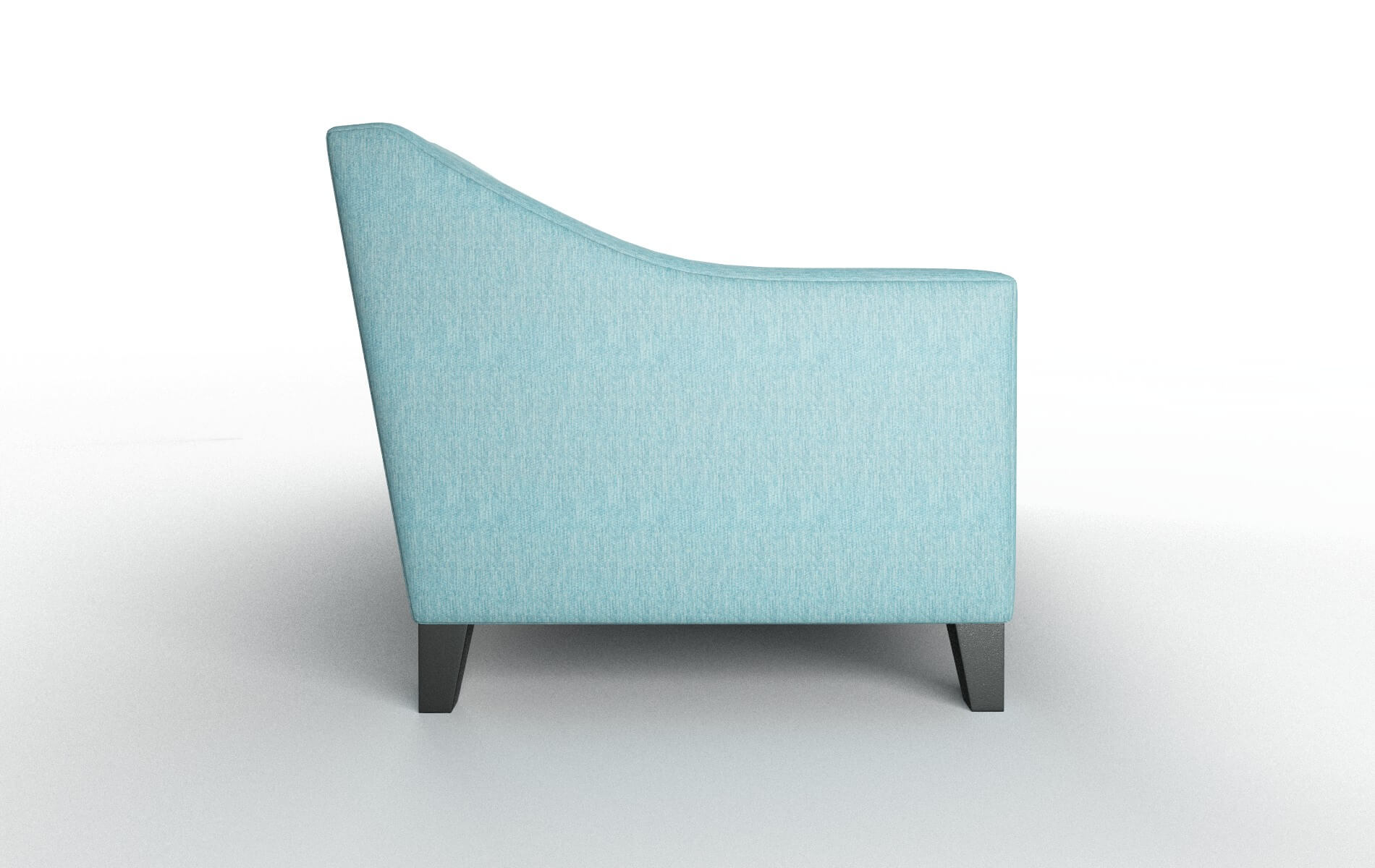 Seville Lana Peacock Sofa espresso legs 3