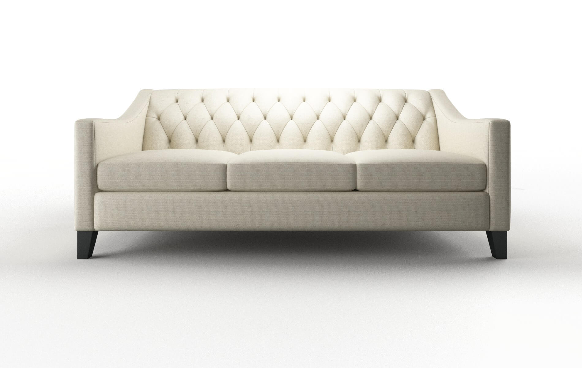 Seville Lana Sand Sofa espresso legs 1