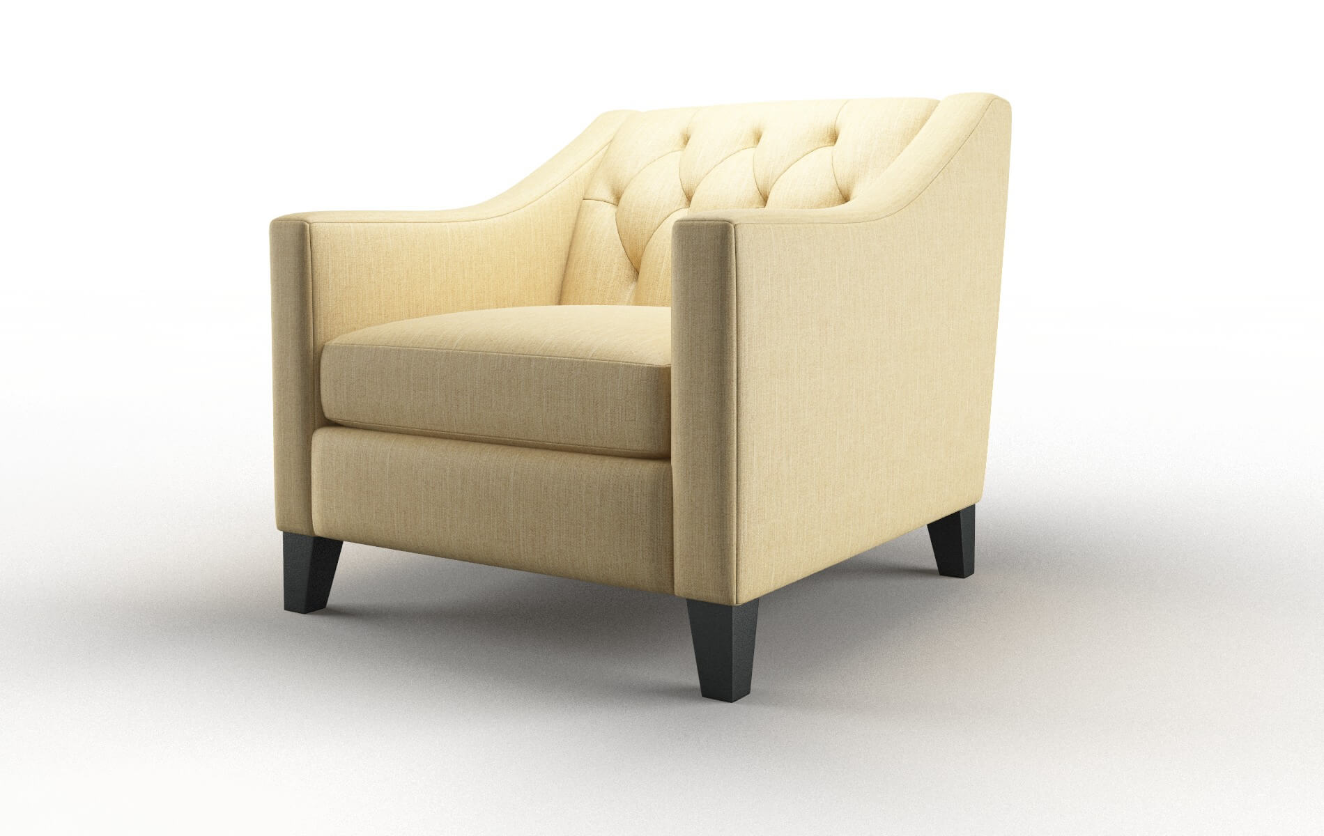 Seville Malibu Maize Chair espresso legs 4