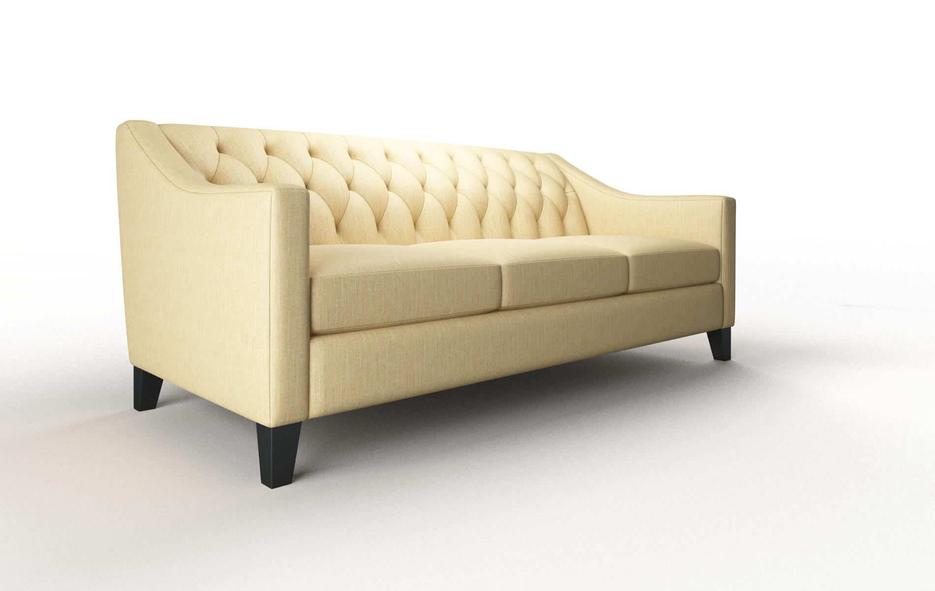 Seville Malibu Maize Sofa espresso legs 2