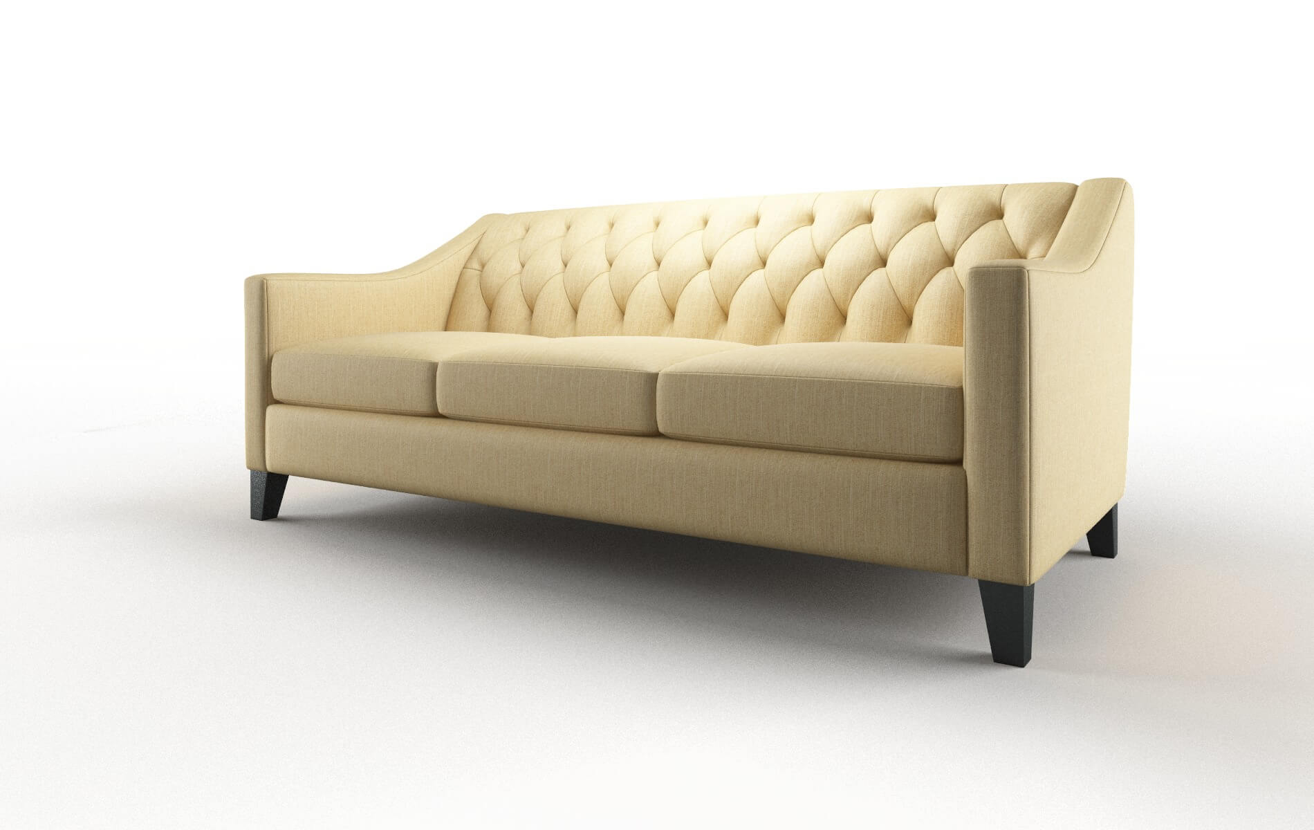 Seville Malibu Maize Sofa espresso legs 4