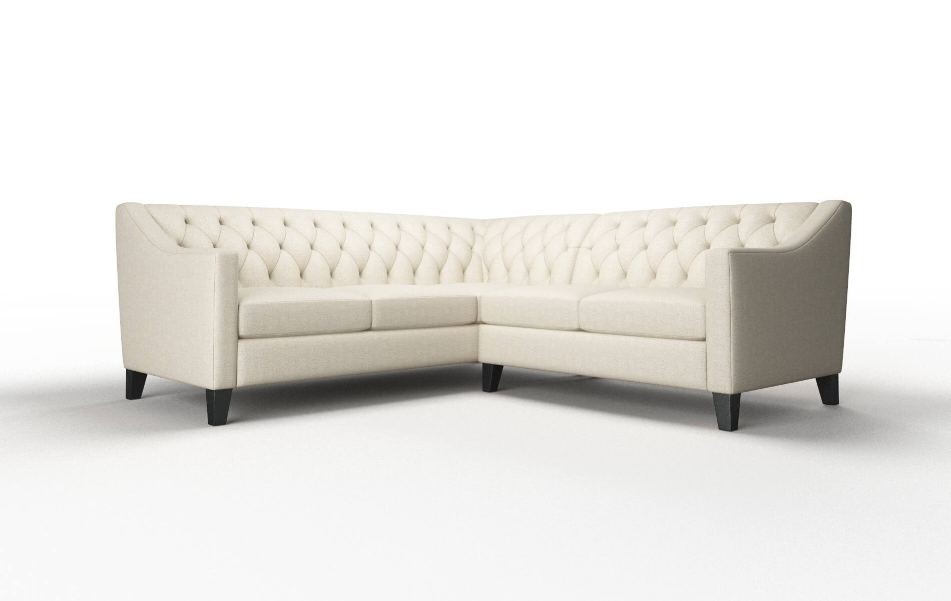 Seville Malibu Sand Sectional espresso legs 1