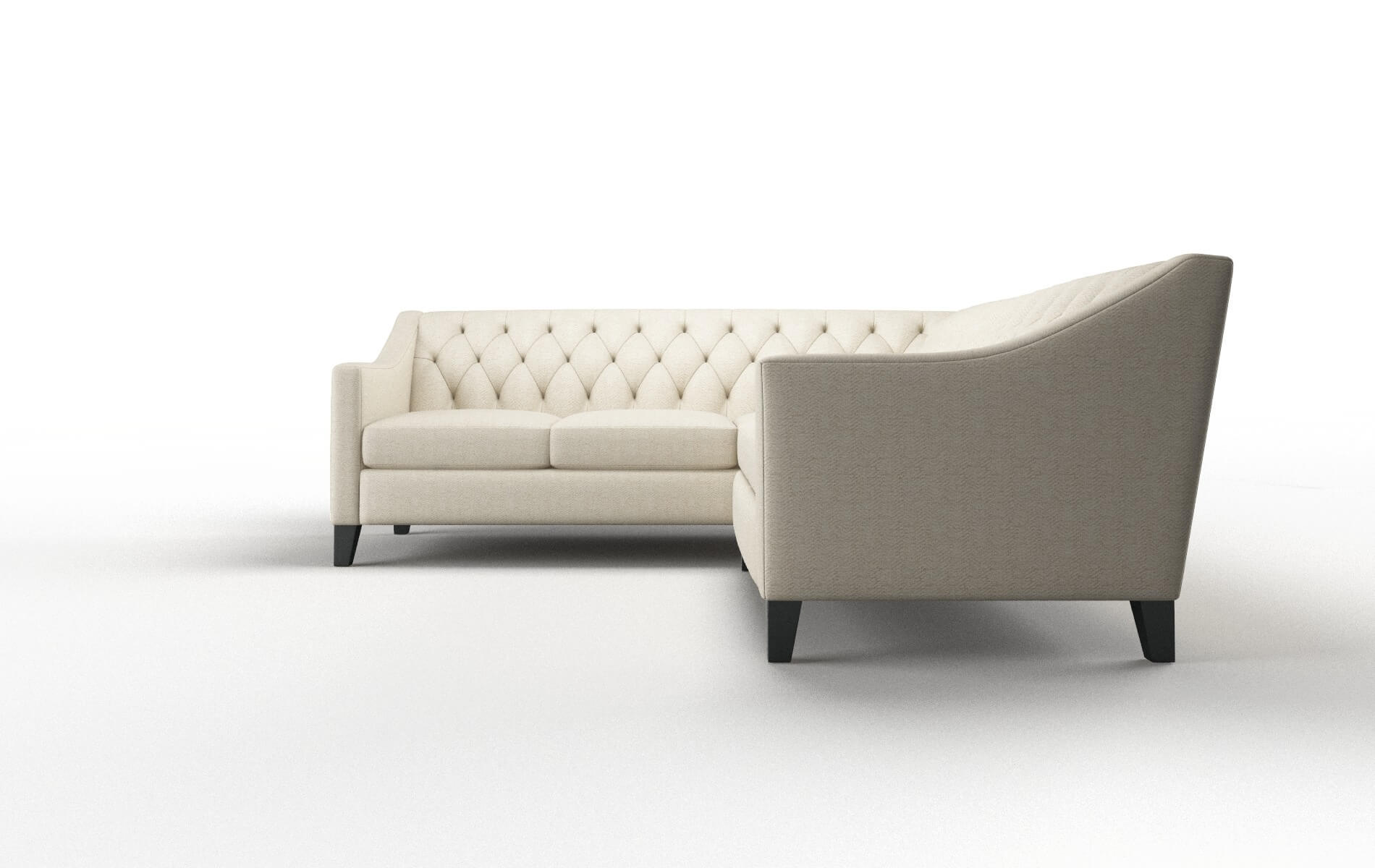 Seville Malibu Sand Sectional espresso legs 5