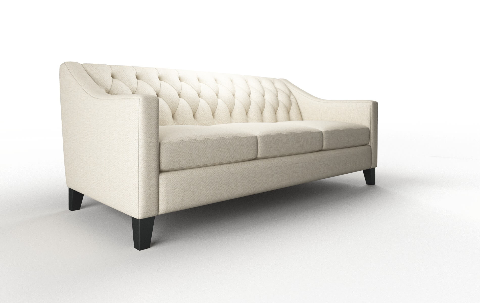 Seville Malibu Sand Sofa espresso legs 2