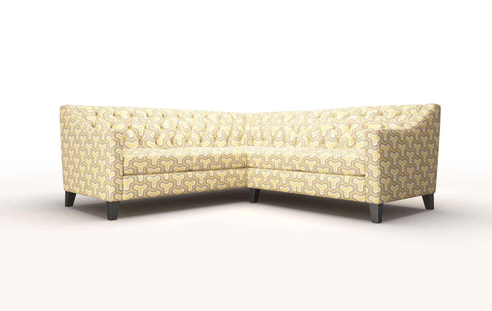 Seville Merci Dijon Sectional espresso legs 1