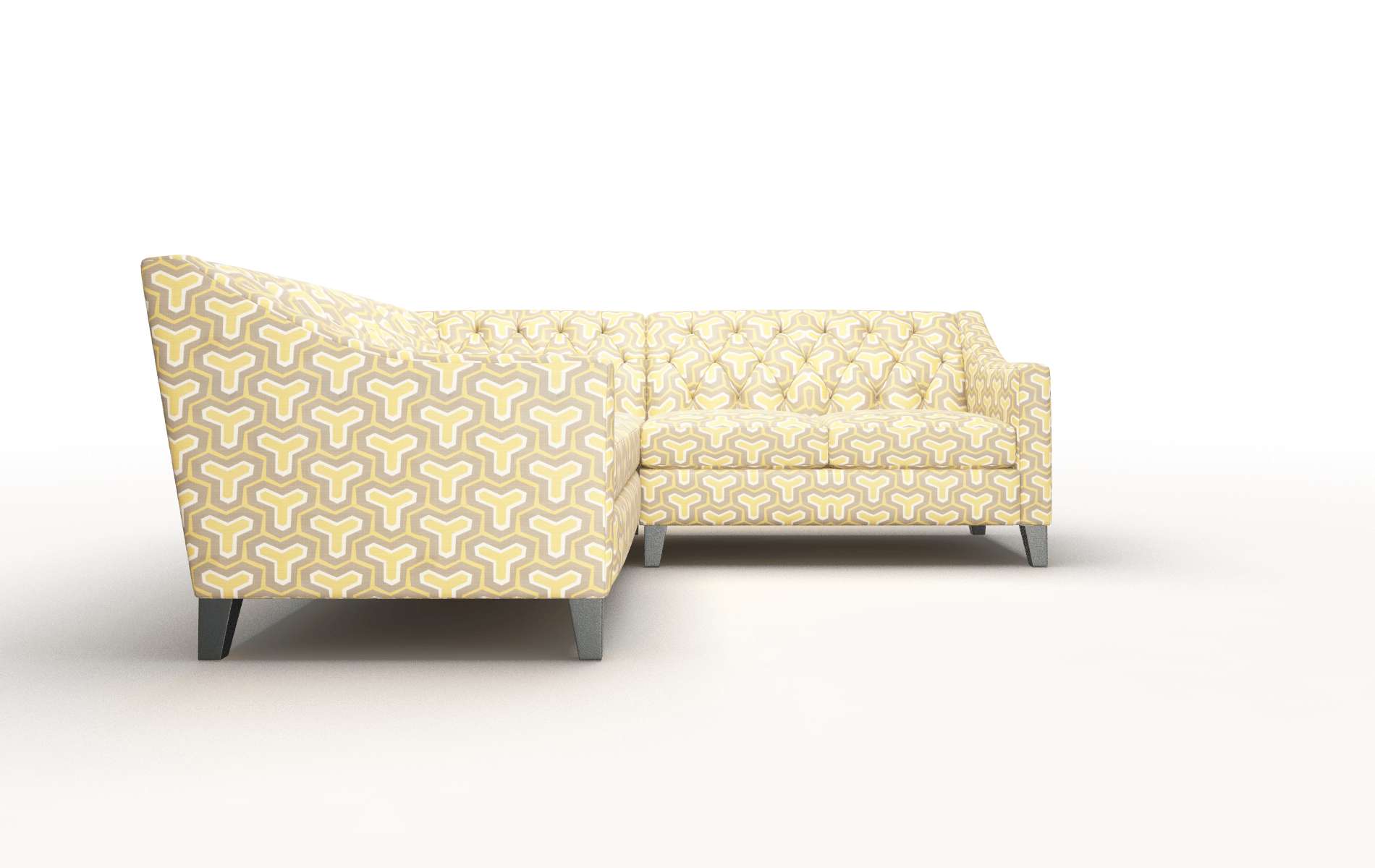 Seville Merci Dijon Sectional espresso legs 2