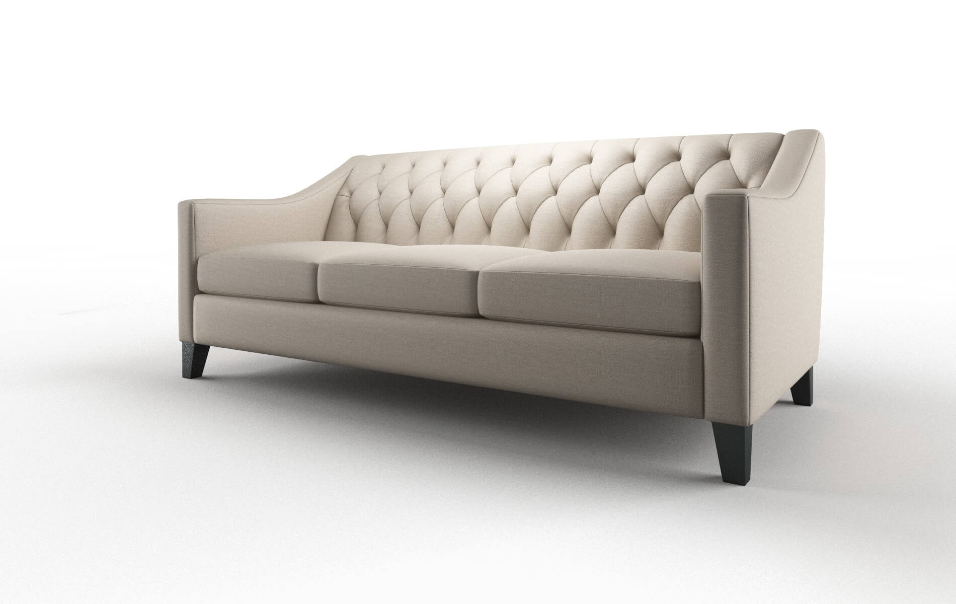 Seville Naples Almond Sofa espresso legs 4