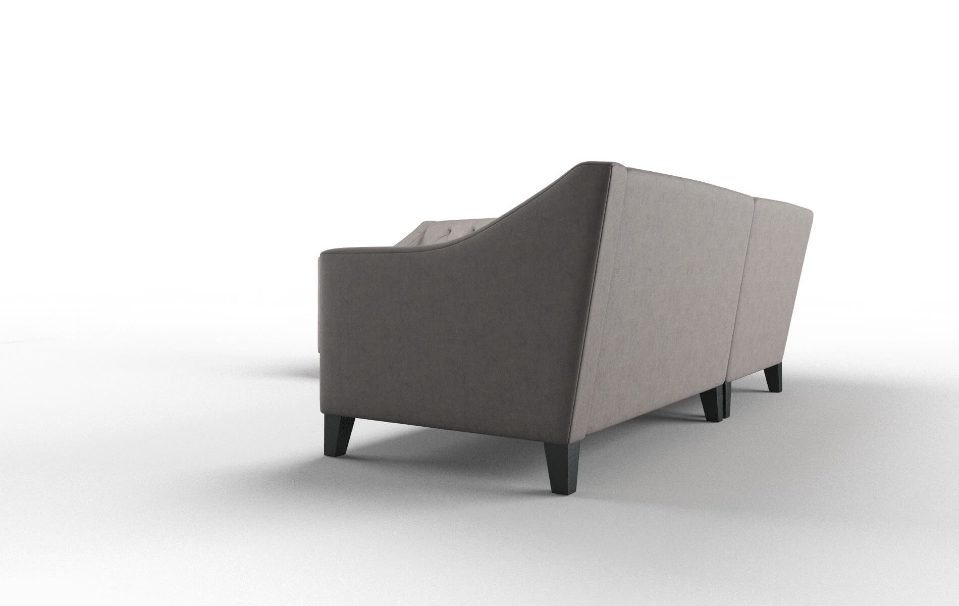 Seville Noble Otter Sectional espresso legs 4