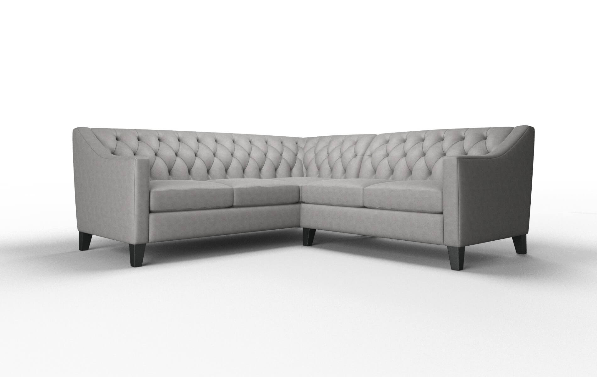 Seville Noble Smoke Sectional espresso legs 1