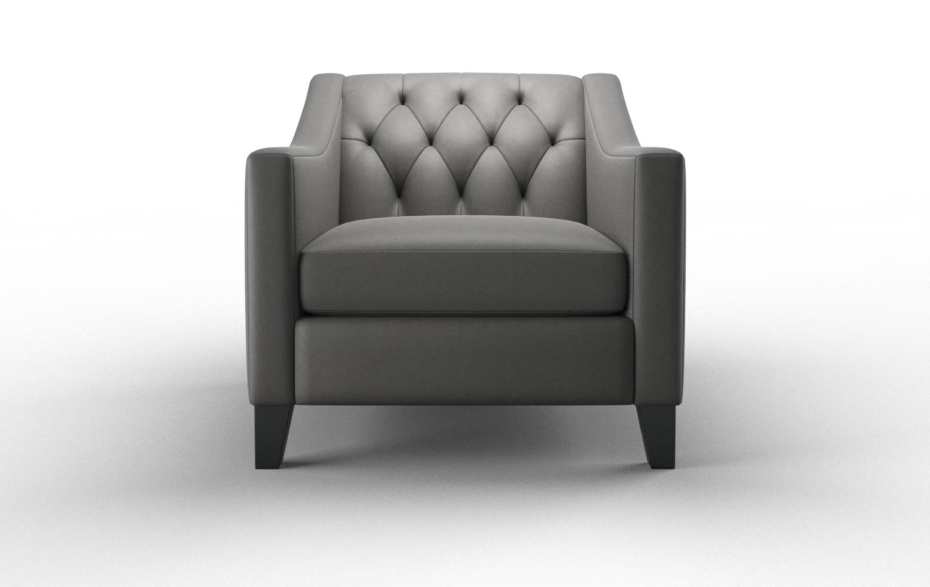 Seville Oakley charcoal Chair Espresso Legs  1