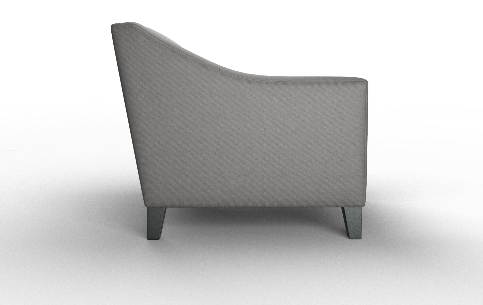 Seville Oakley Charcoal Chair espresso legs 3