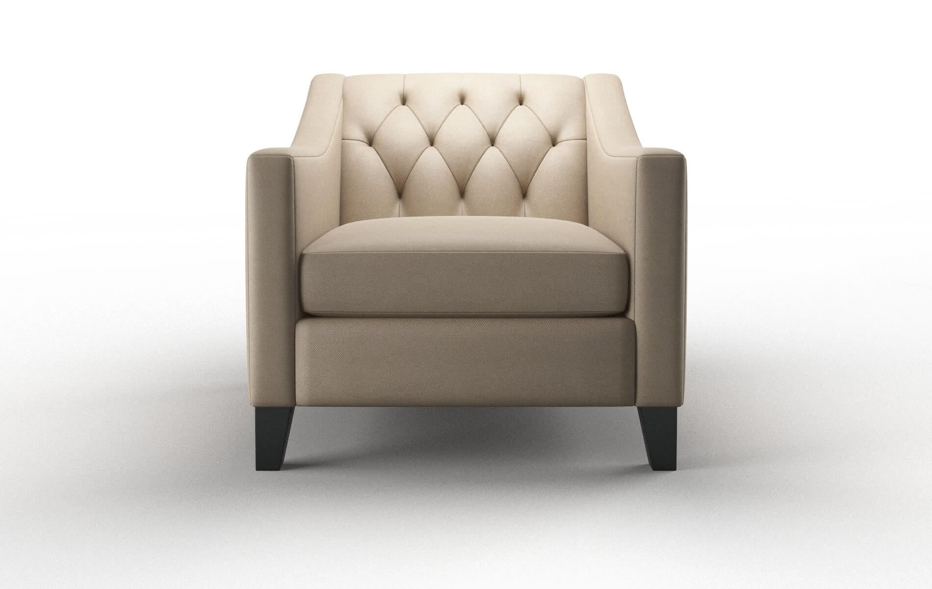 Seville Oakley taupe Chair Espresso Legs  1