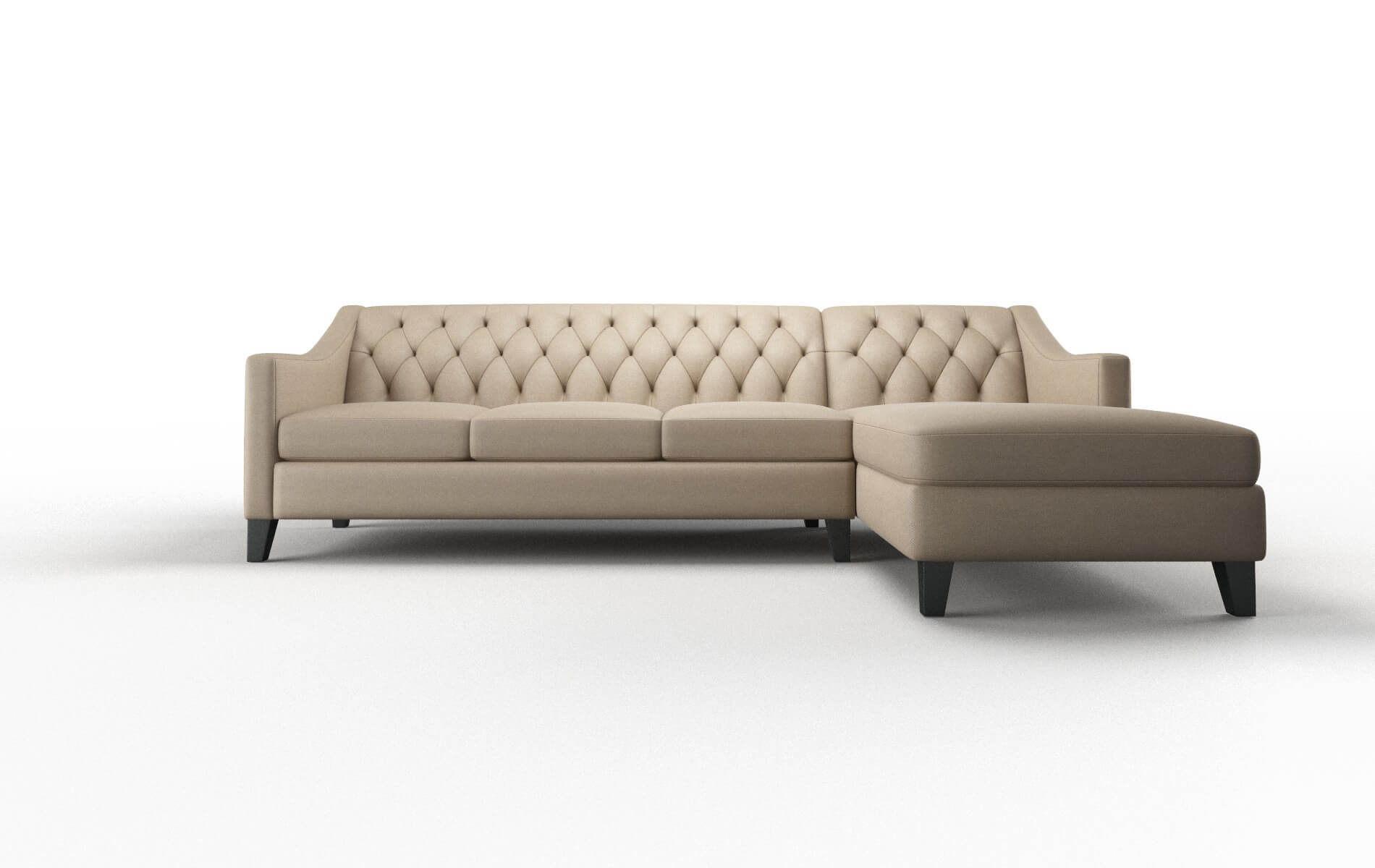 Seville Oakley Taupe Panel espresso legs 1