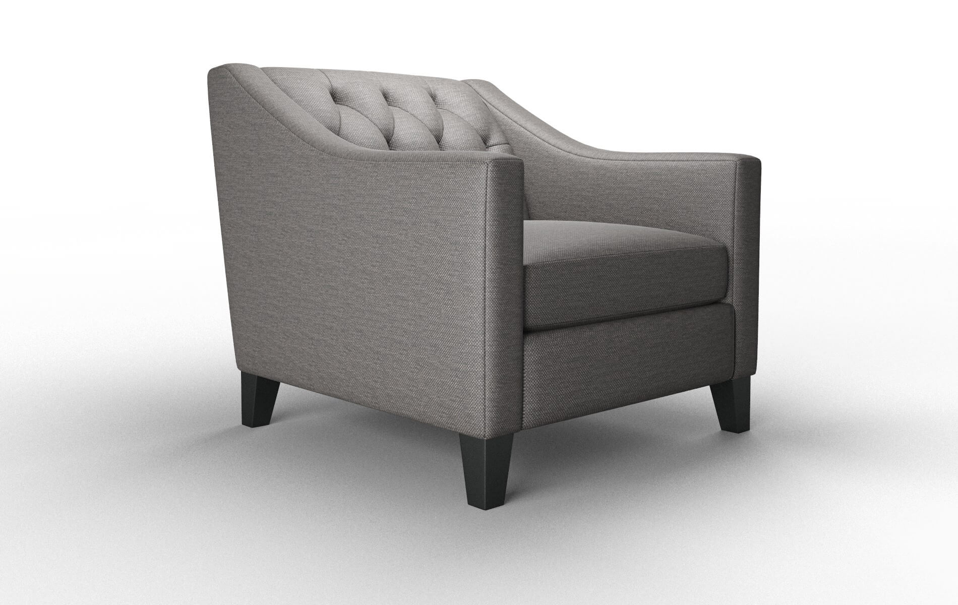 Seville Oscar Charcoal Chair espresso legs 2
