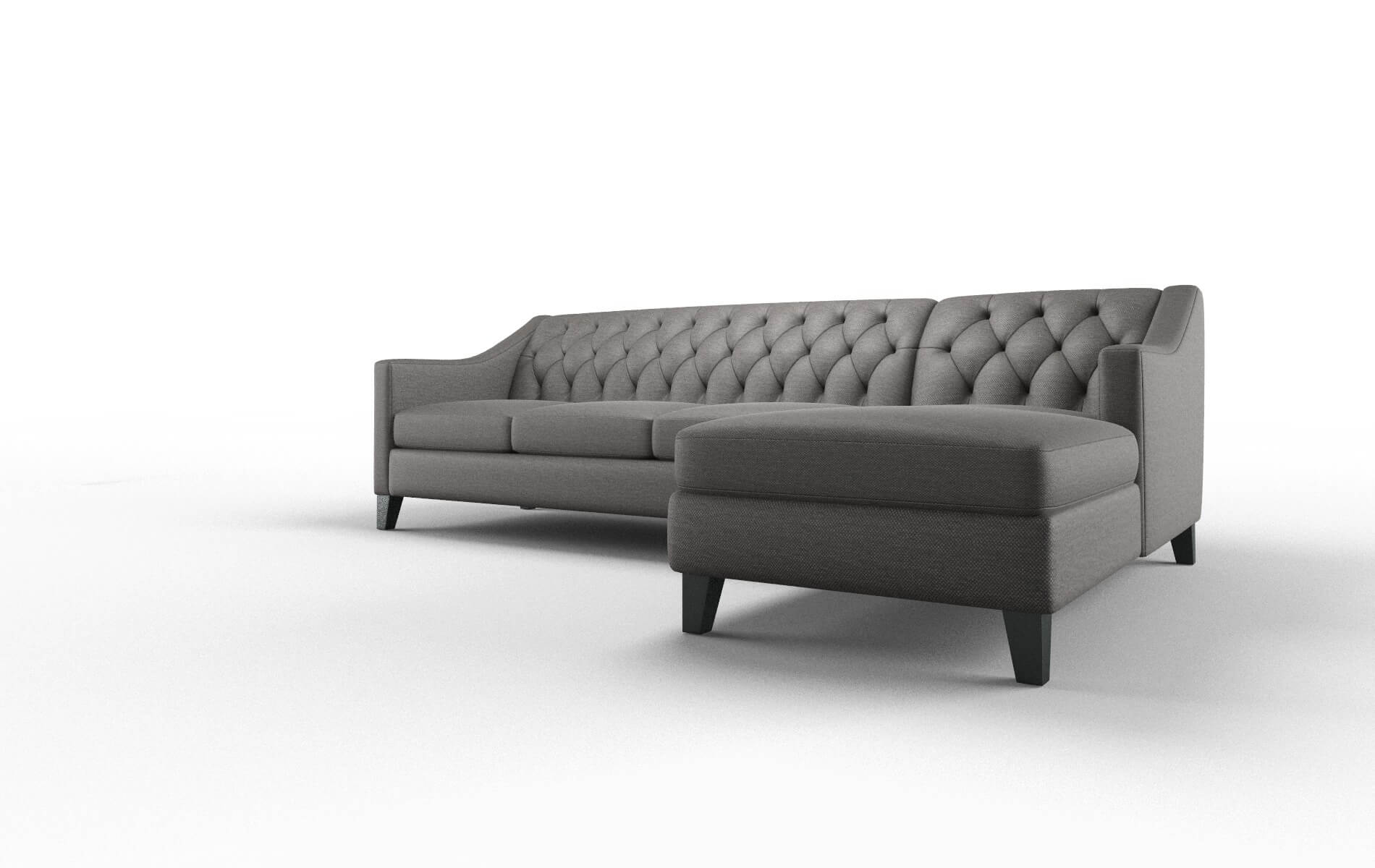 Seville Oscar Charcoal Panel espresso legs 4