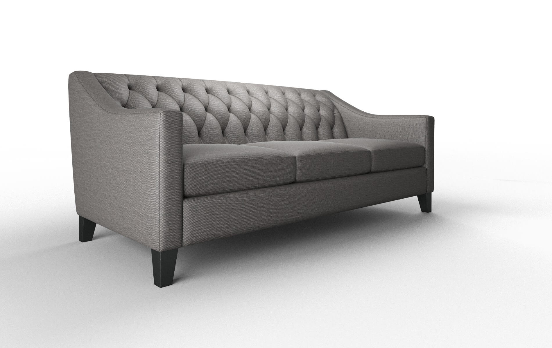 Seville Oscar Charcoal Sofa espresso legs 2