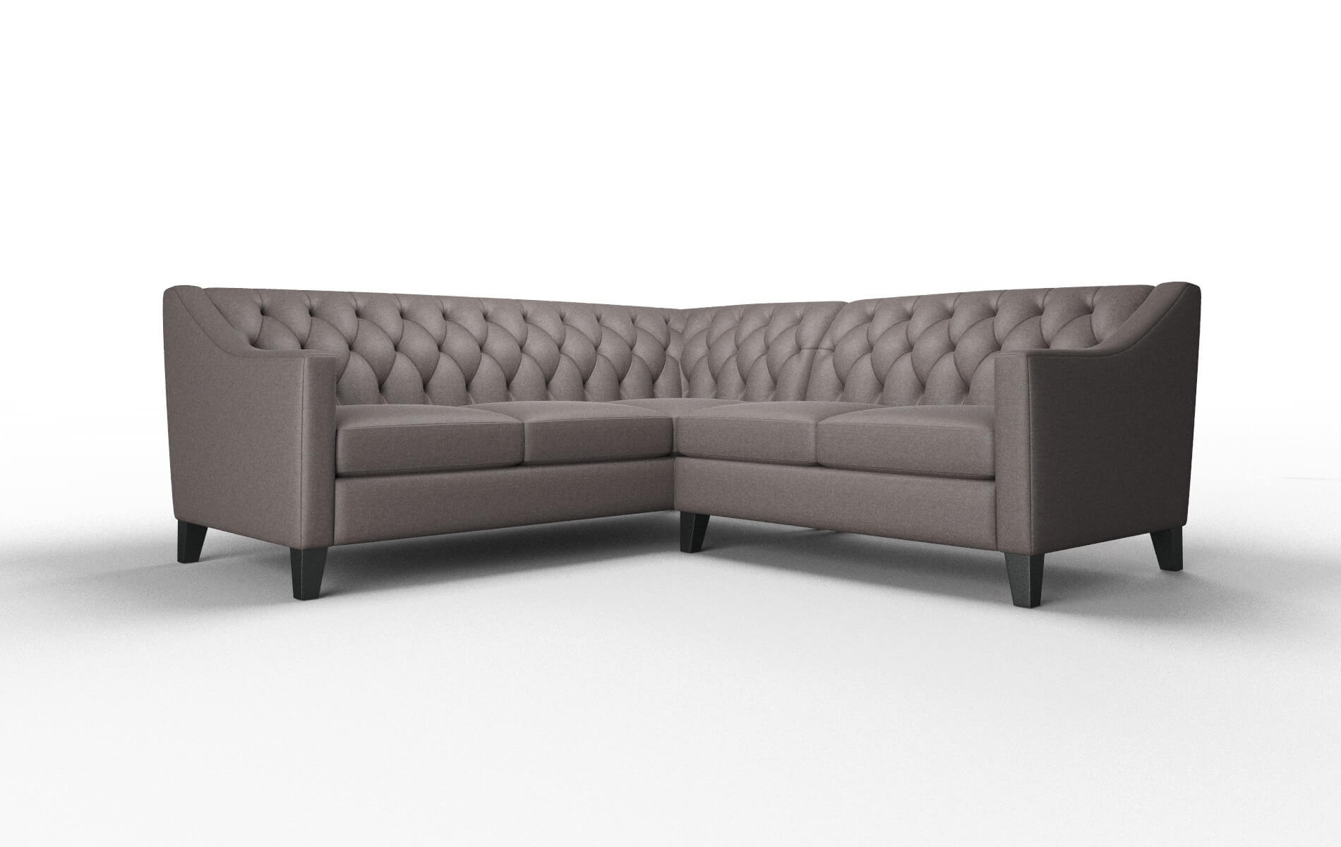 Seville Oscar chocolate Sectional Espresso Legs  1