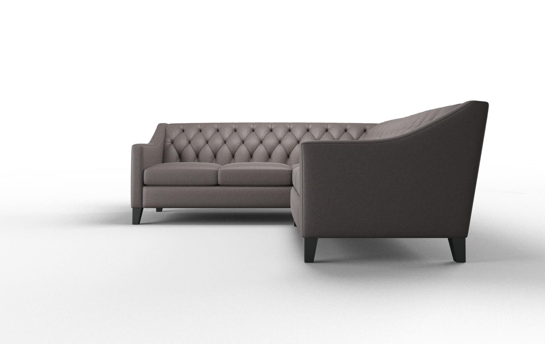 Seville Oscar Chocolate Sectional espresso legs 5