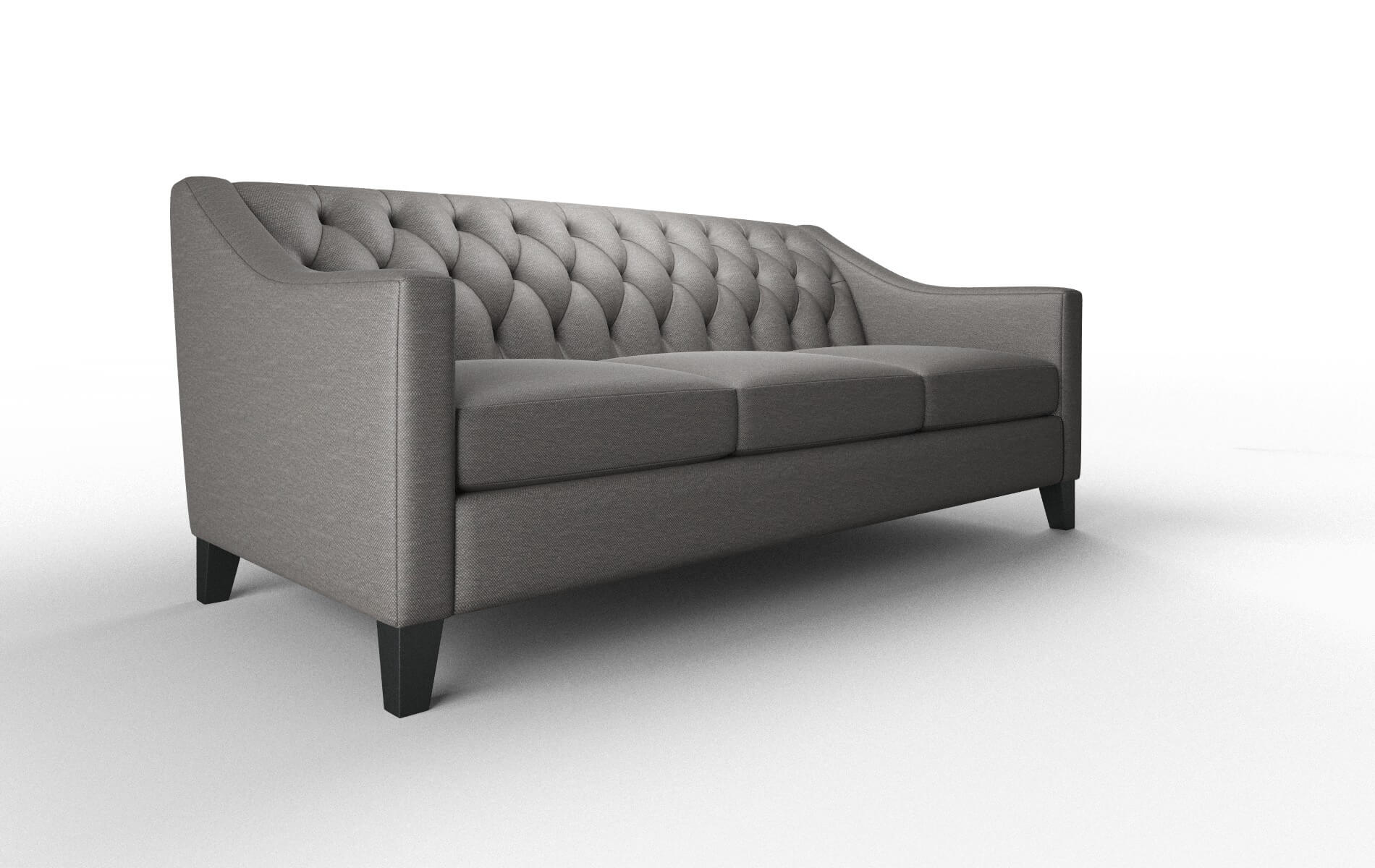 Seville Oscar Grey Sofa espresso legs 2