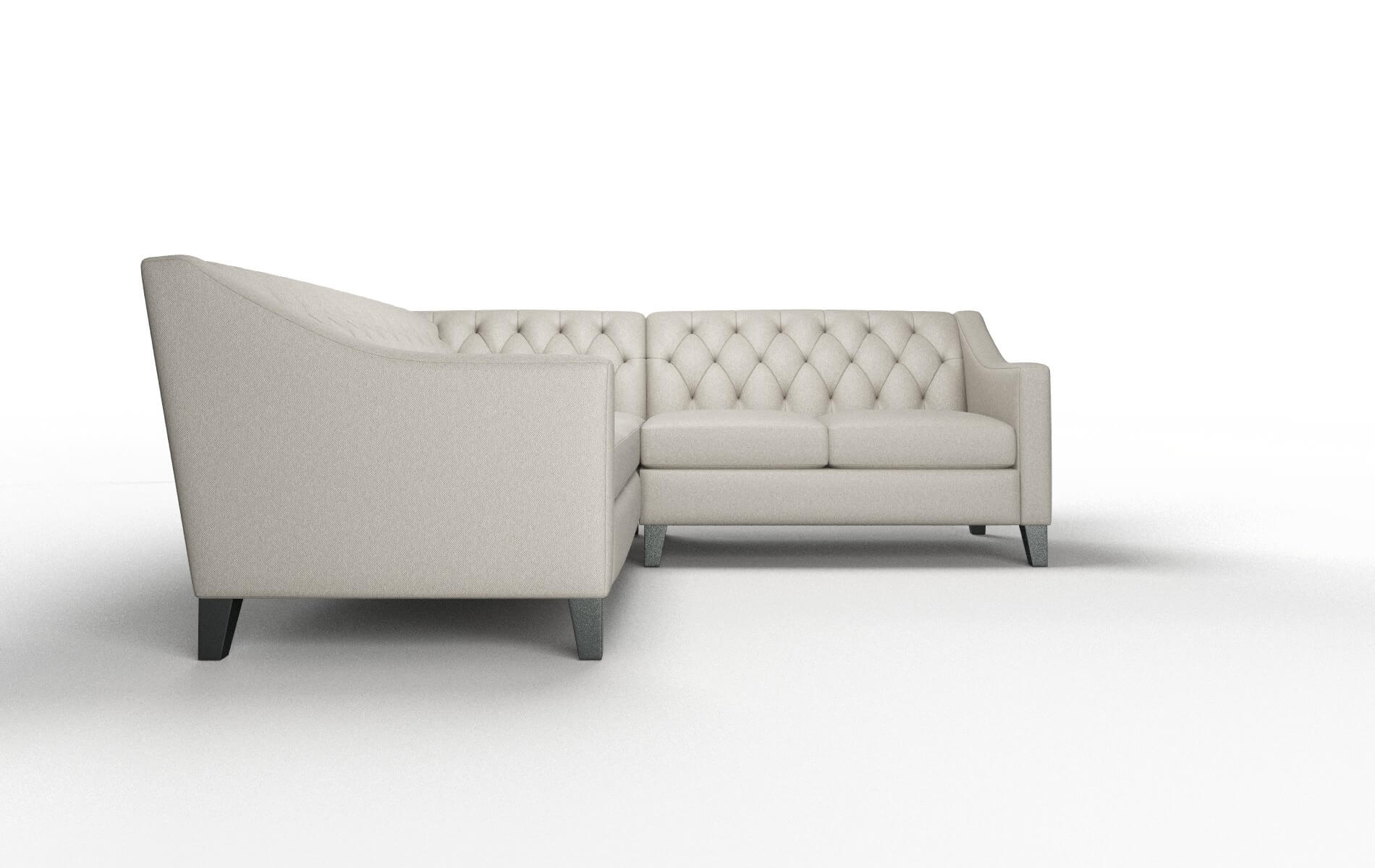 Seville Oscar Silver Sectional espresso legs 2