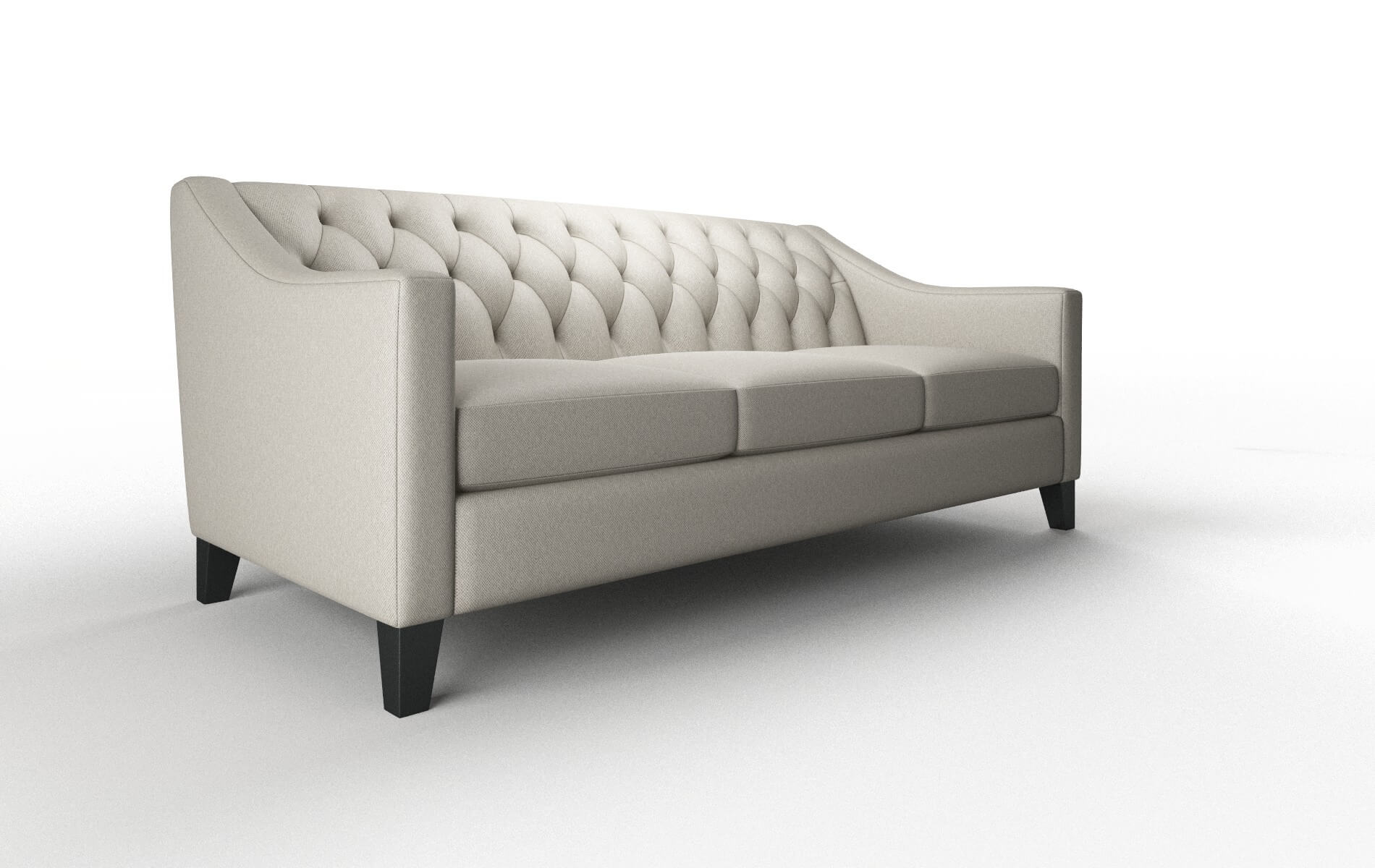 Seville Oscar Silver Sofa espresso legs 2