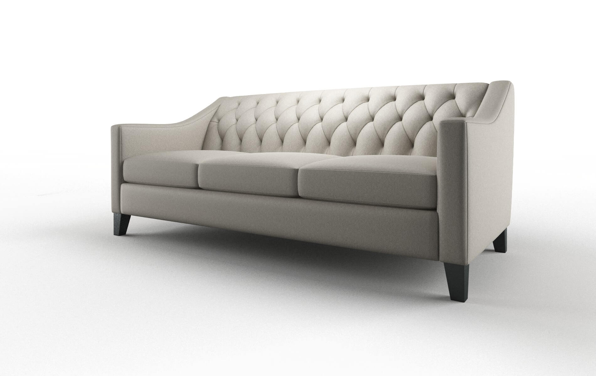 Seville Oscar Silver Sofa espresso legs 4