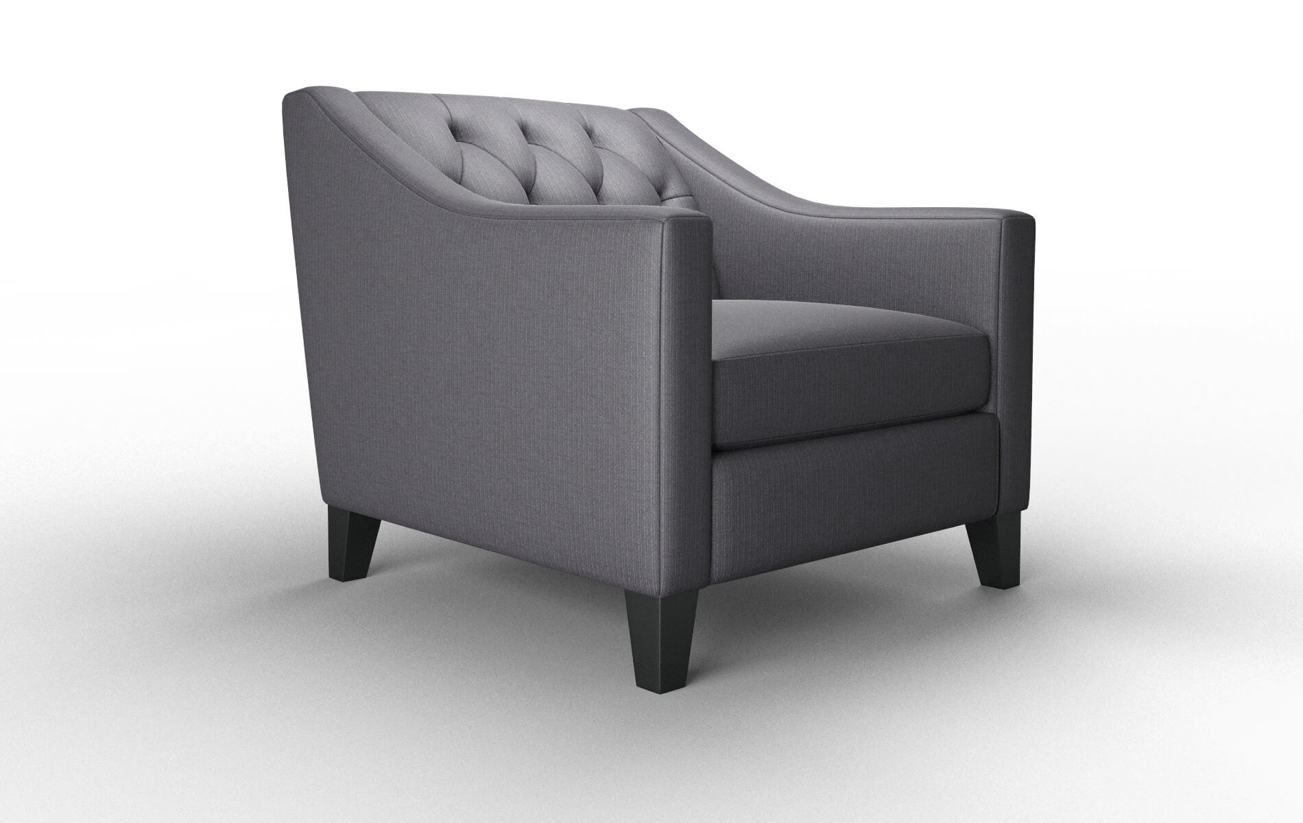 Seville Parker Charcoal Chair espresso legs 2
