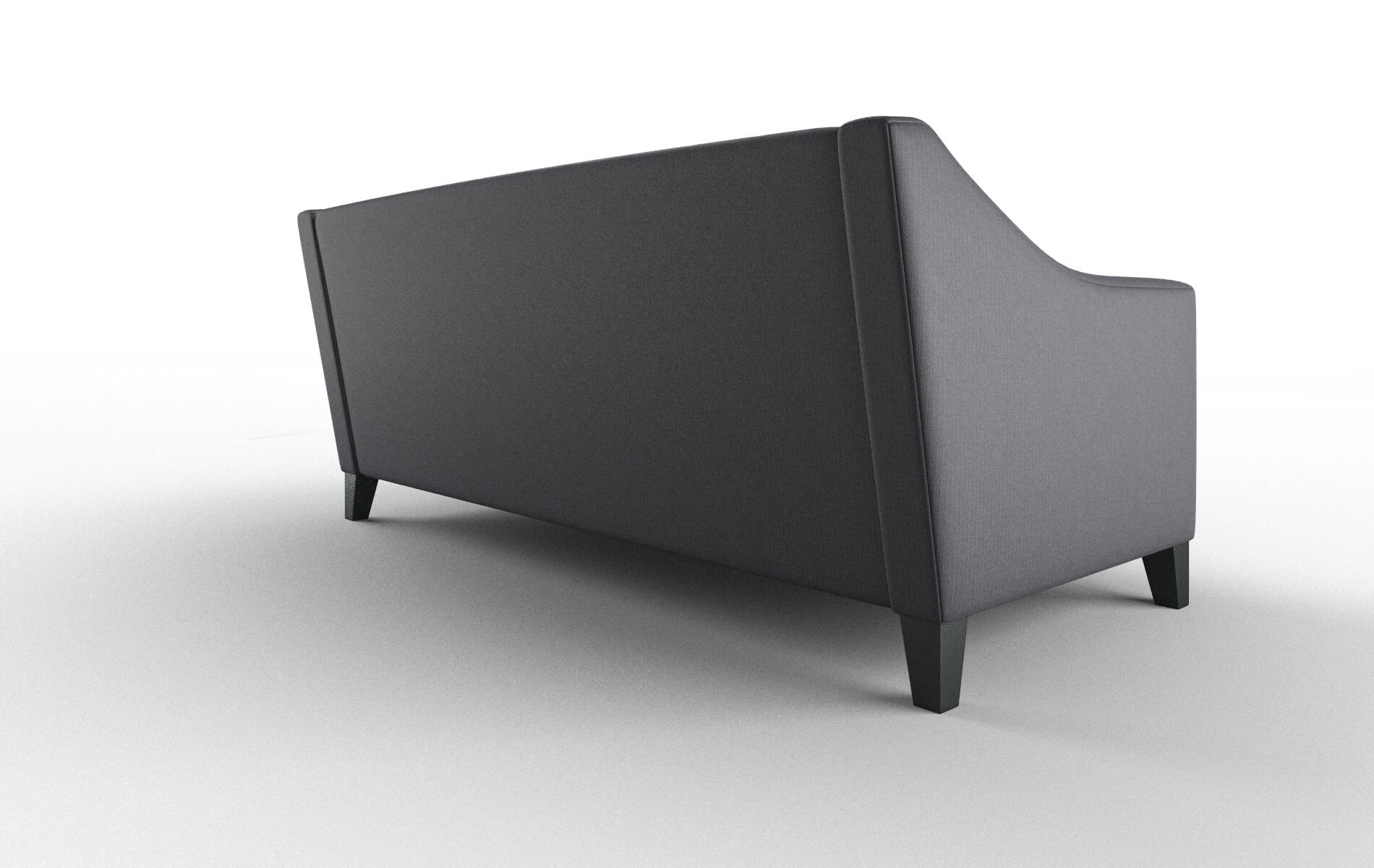 Seville Parker Charcoal Sofa espresso legs 5