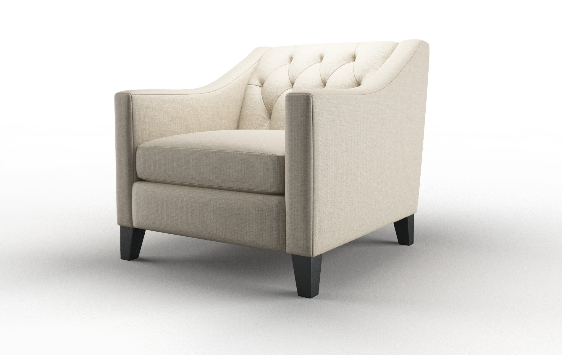 Seville Parker Linen Chair espresso legs 4