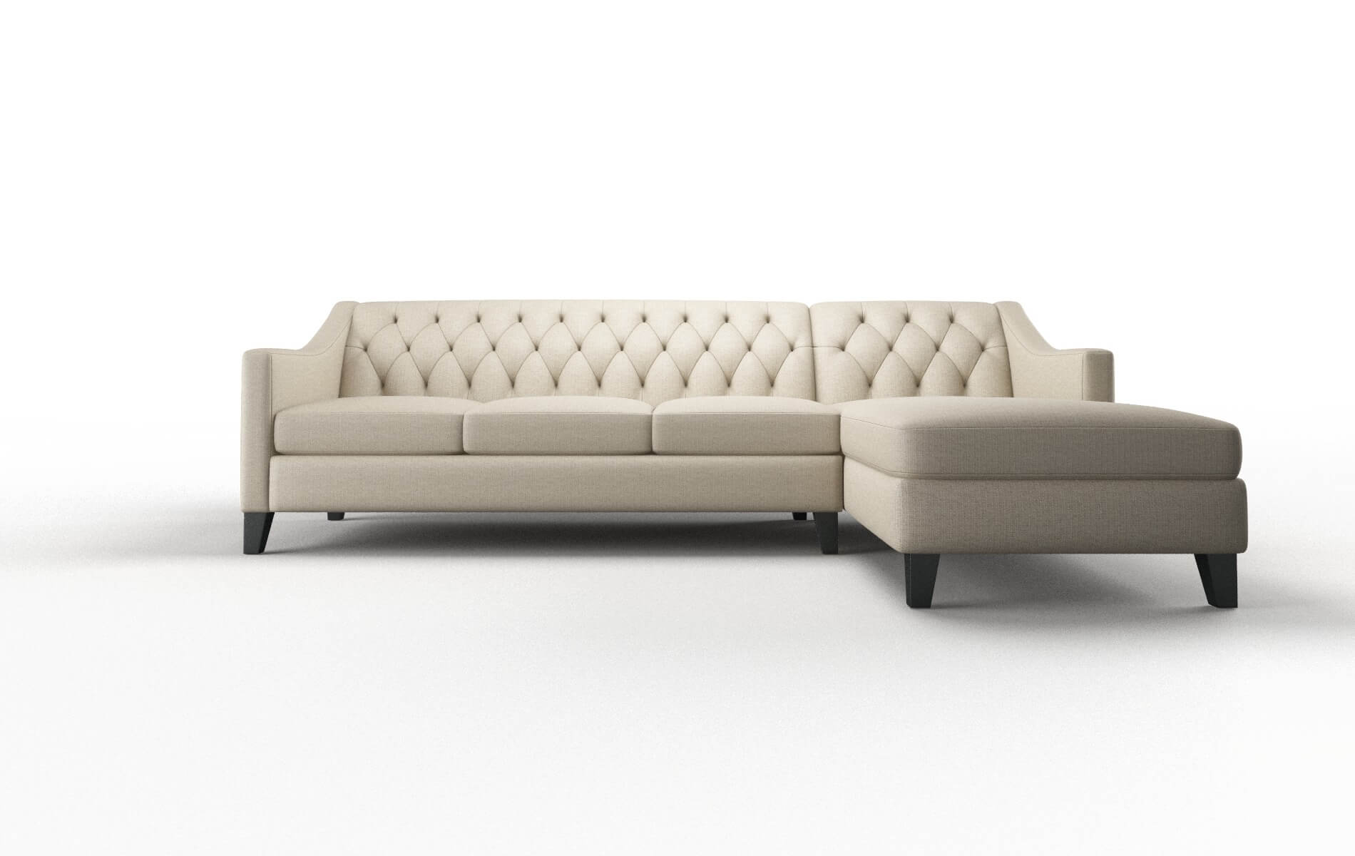 Seville Parker Linen Panel espresso legs 1