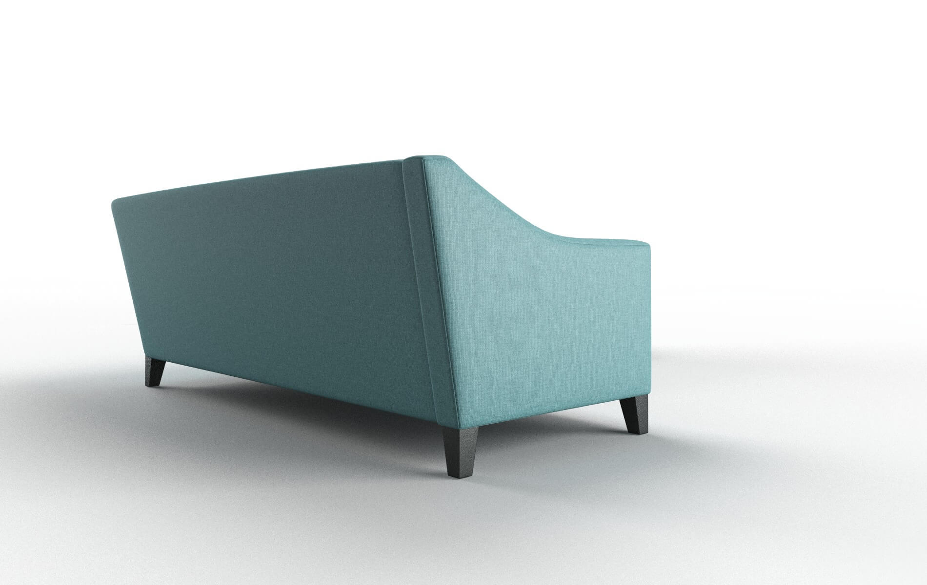 Seville Parker Turquoise Sectional espresso legs 3