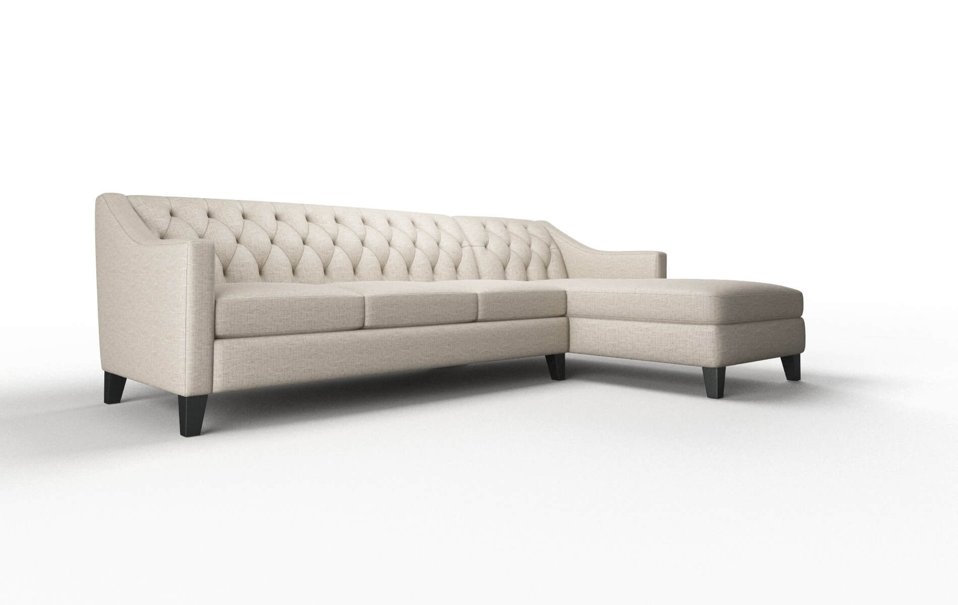 Seville Parker Wheat Panel espresso legs 2