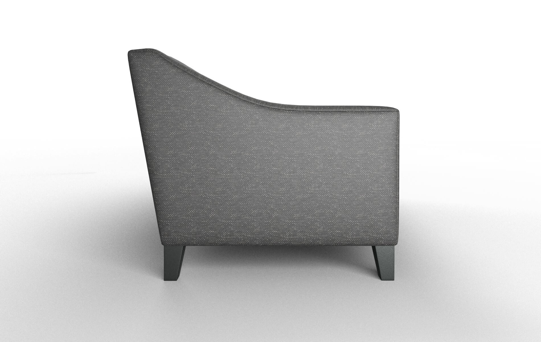 Seville Phoenix Charcoal Sofa espresso legs 3