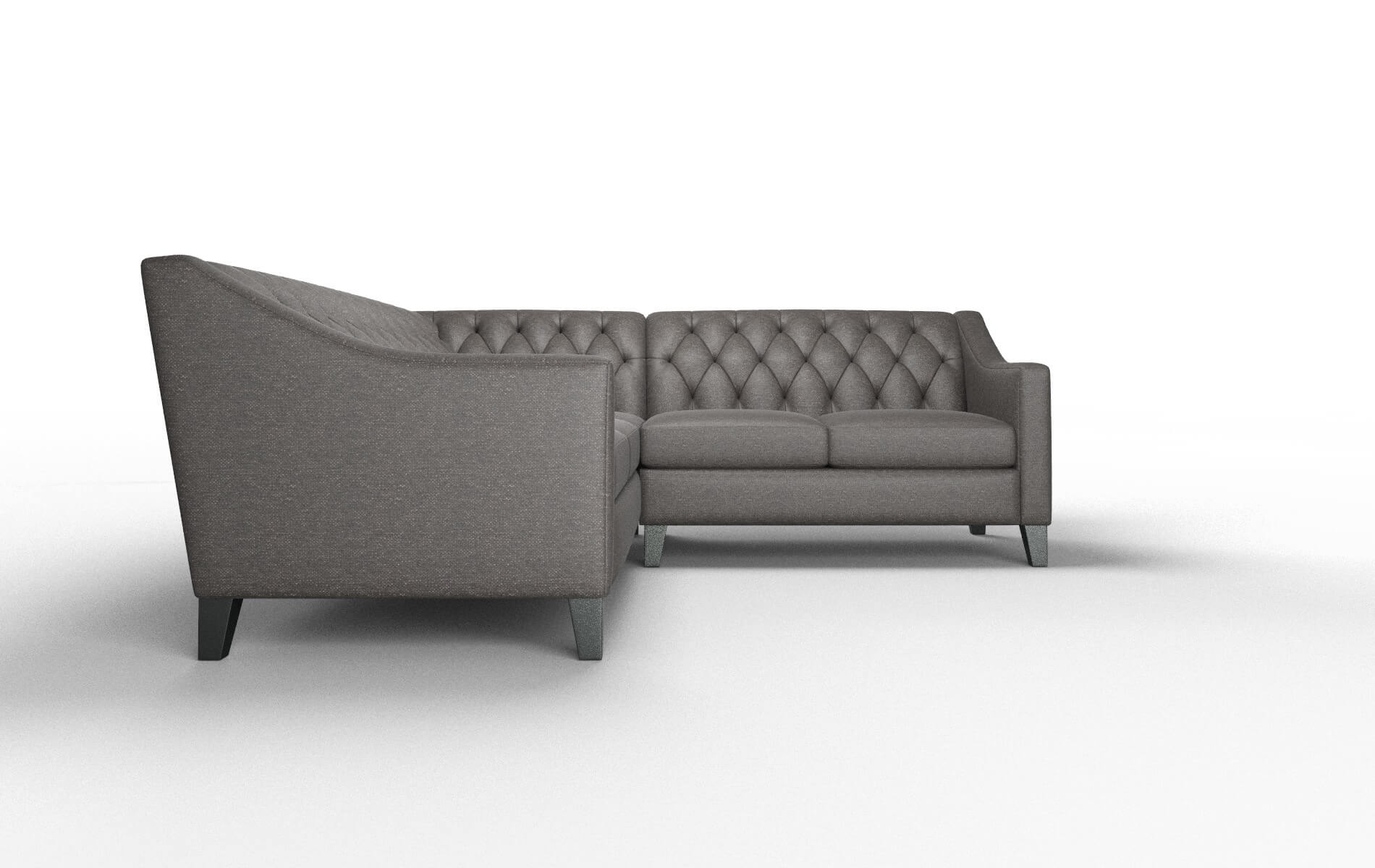 Seville Phoenix Chocolate Sectional espresso legs 2