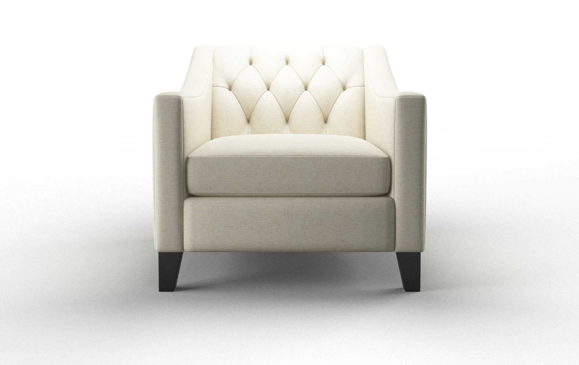 Seville Phoenix Ivory chair espresso legs