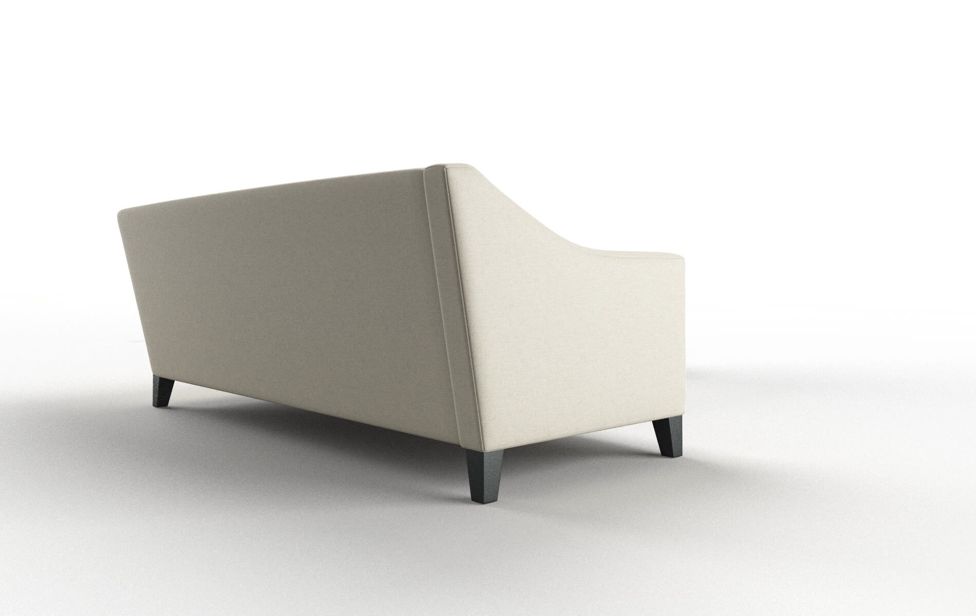 Seville Phoenix Ivory Sectional espresso legs 3