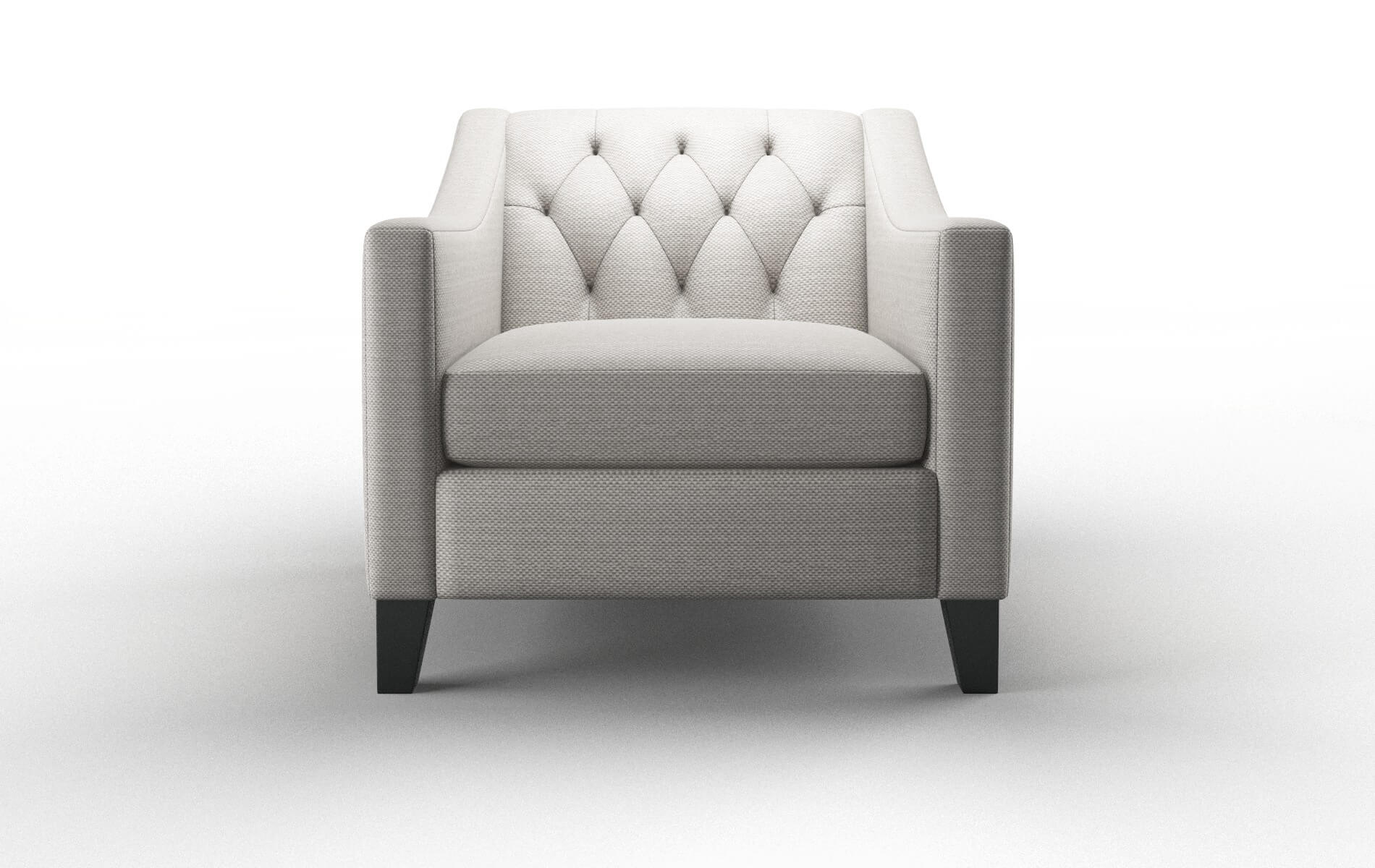 Seville Phoenix Silver Chair espresso legs 1